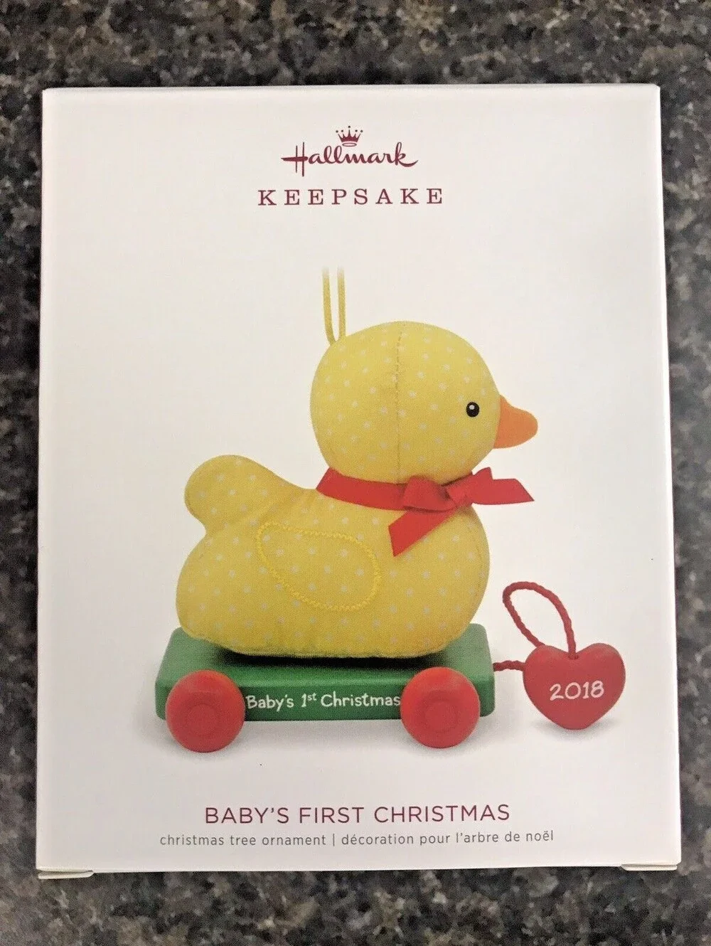 2018 Hallmark Keepsake Baby's First Christmas - Christmas Tree Ornament NIB